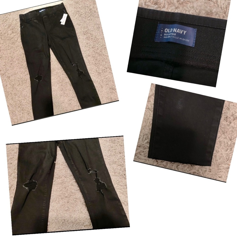 NWT!!  Old Navy Distressed Pull-On Jegging 10 Tall